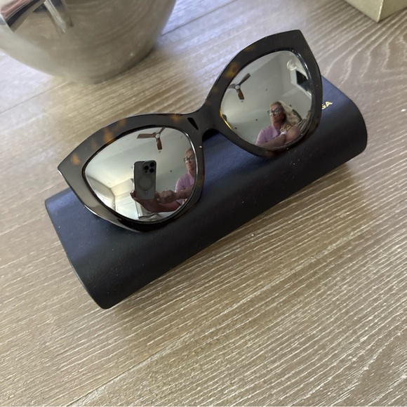 NEW BALENCIAGA SUNGLASSES BA103 52C CAT EYE EYEWEAR BALENCIAGA - Picture 3 of 15